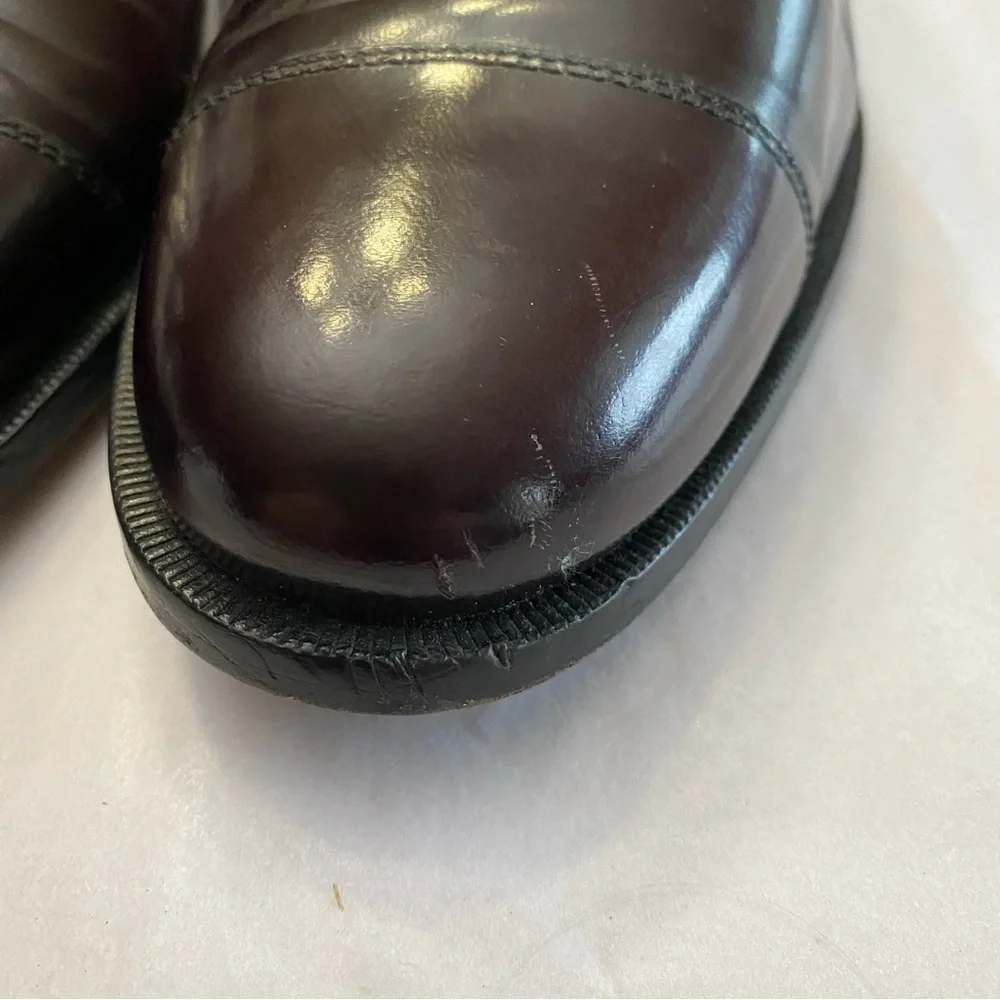 Cole Haan Men’s Rich Chocolate Classic Modern Cap Oxford Lace Up‎ Dress Shoe 9.5